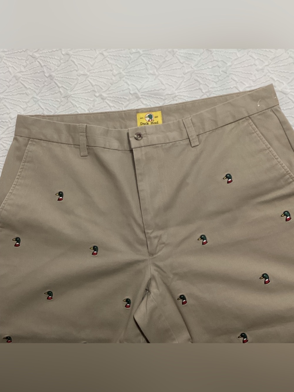 Duck Head Embroidered Ducks Men’s Shorts